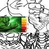 Sức mạnh kinh ngạc với hulk tranh tô màu người khổng lồ xanh