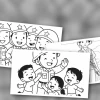 Tranh tô màu chú bộ đội hành quân độc đáo cho bé yêu