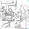 Tuyển tập tranh tô màu bác sĩ khám bệnh cho bé sáng tạo