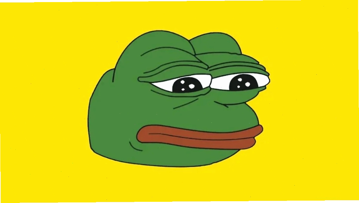 Tư thế nằm bò đầy mệt mỏi ảnh meme ếch xanh bò trên sàn