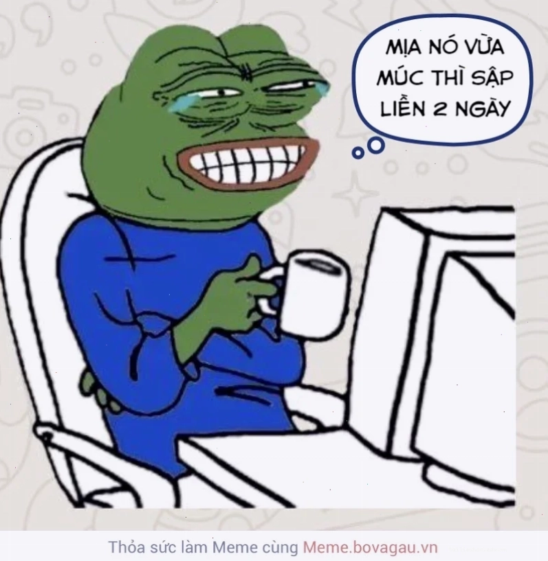 Động tác chỉ tay hỏi han ảnh meme ếch xanh hiếu kỳ