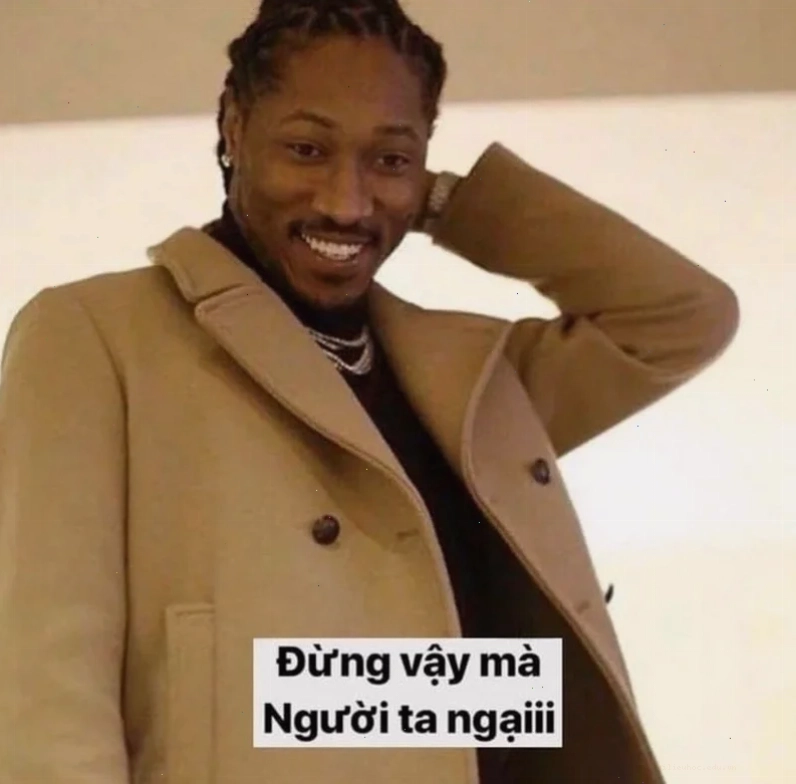 ảnh meme ngại che mặt