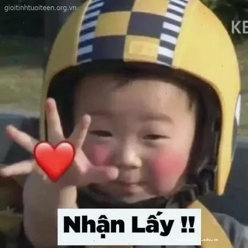 ảnh meme thả tim hài hước