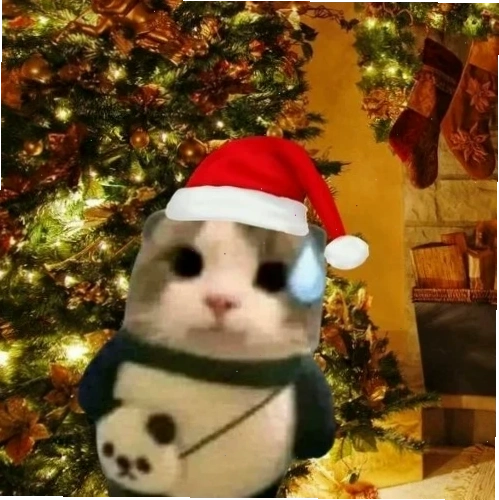 ảnh mèo giáng sinh vô tri meme ảnh mèo giáng sinh vô tri meme mặt đơ