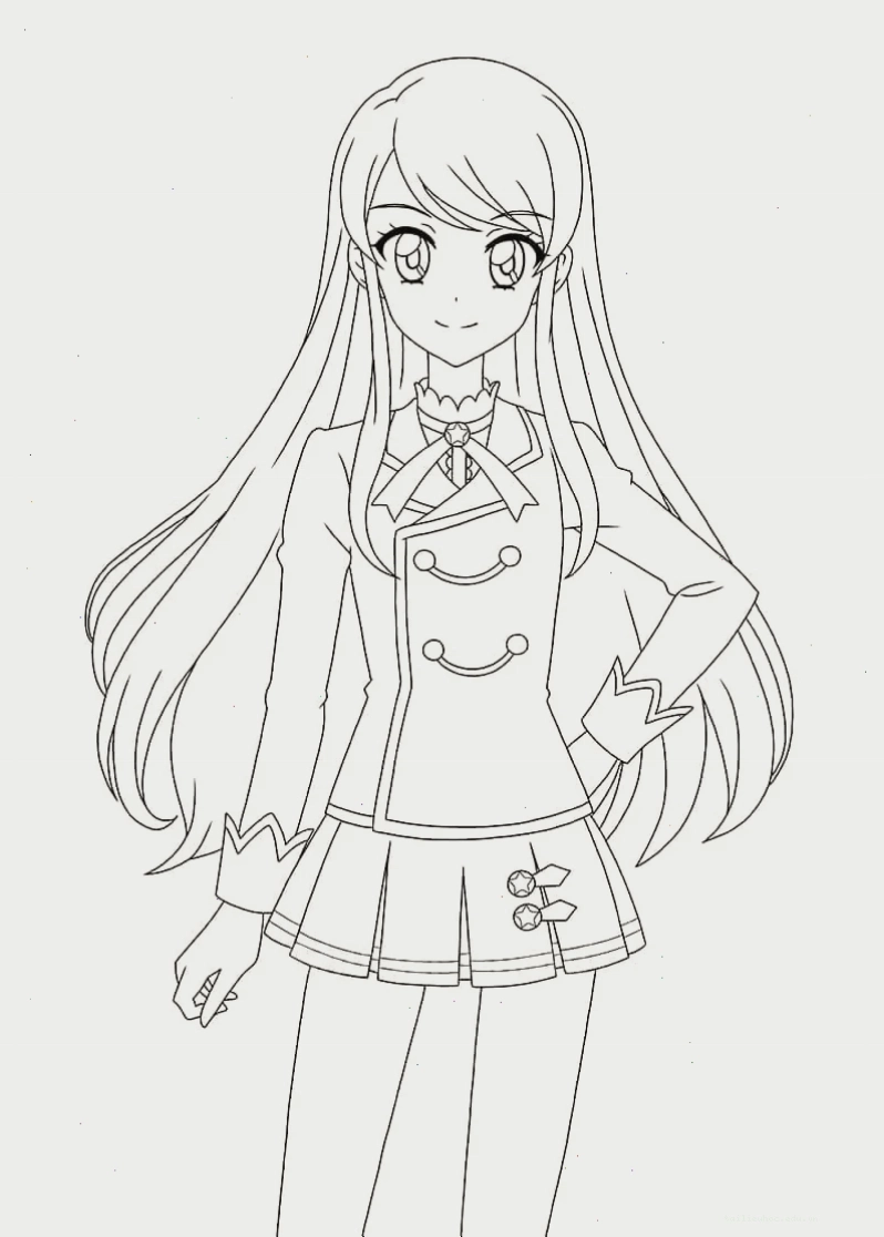 Anime hiện đại Anime girl phong cách hiện đại