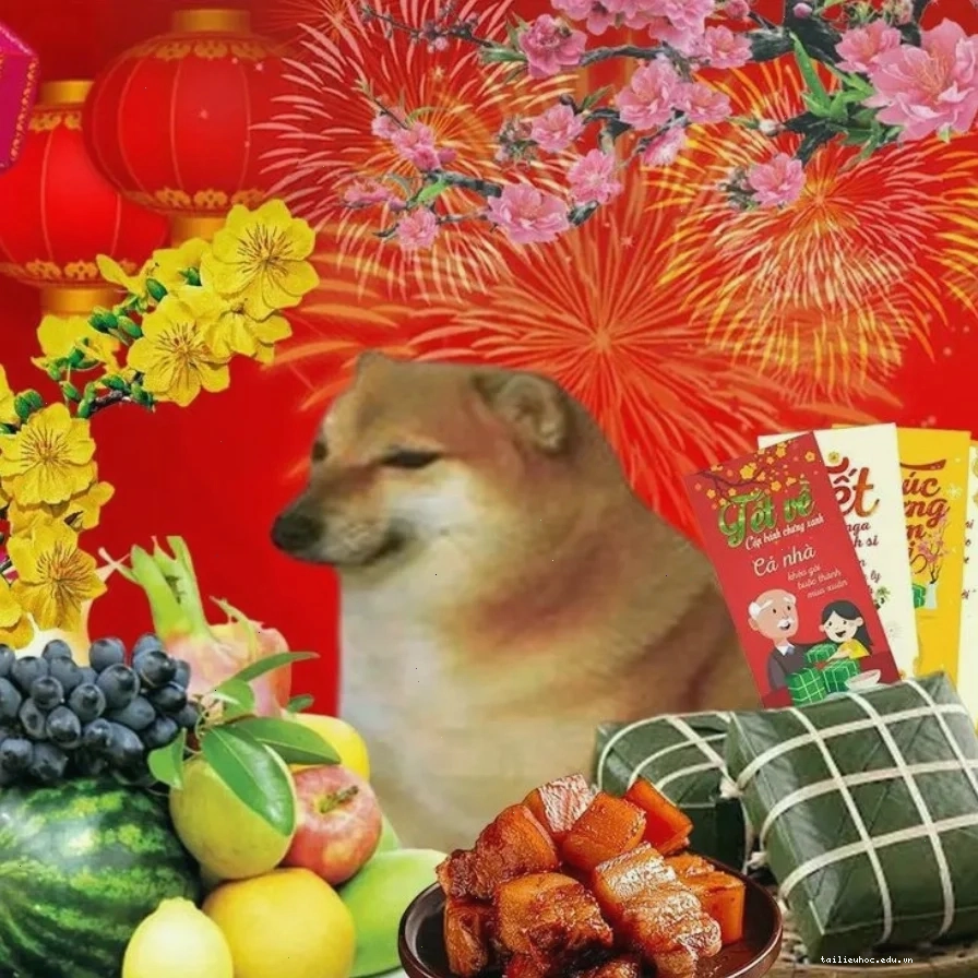 Avatar tết truyền thống hài avatar meme tết phong cách tết truyền thống
