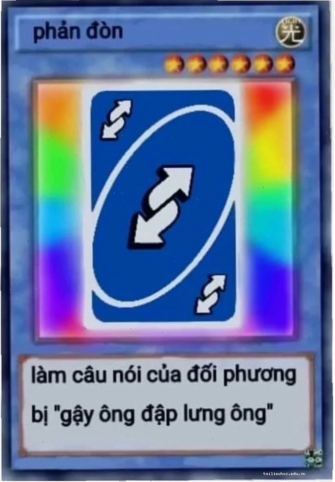 Tranh luận vui vẻ bài yugioh chế dùng trong tranh luận