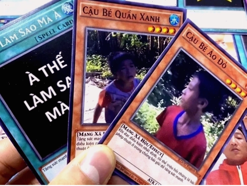 Phong cách đơn giản bài yugioh chế phong cách tối giản
