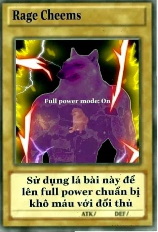 Chế bài ẩm thực bài yugioh chế về đồ ăn