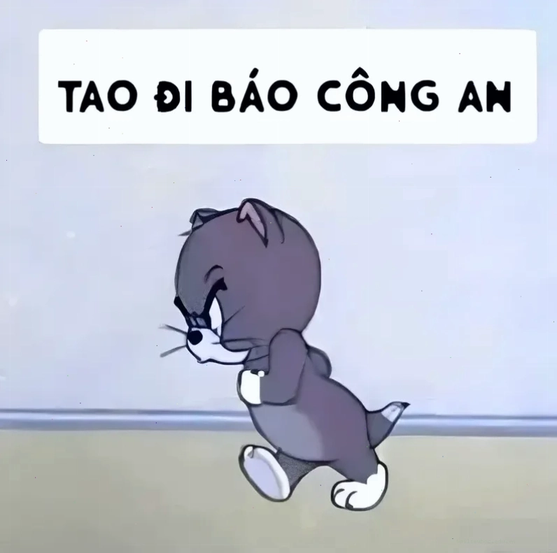 Tom gọi công an báo công an meme Tom
