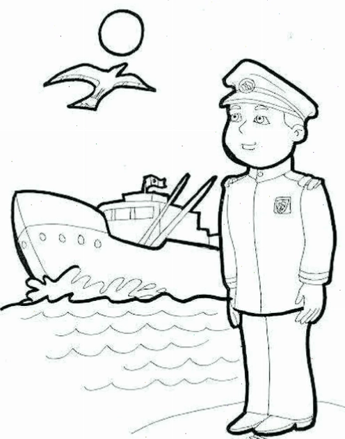 bé thực hiện chú bộ đội hải quân tô màu