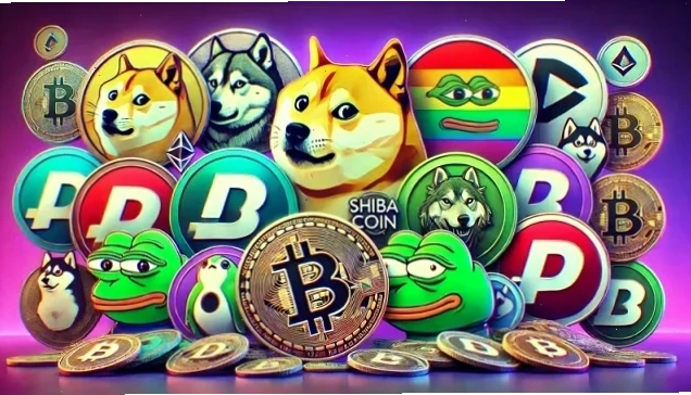 Meme coin là gì Biểu đồ minh họa meme coin là gì