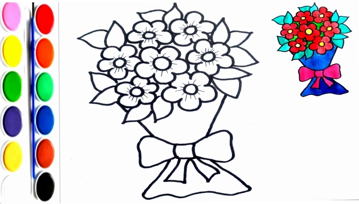 Bó hoa rực rỡ bó hoa nhiều loại hoa