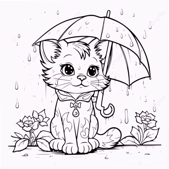 Bộ sưu tập tranh Bộ sưu tập tranh cat tô màu đã hoàn thiện