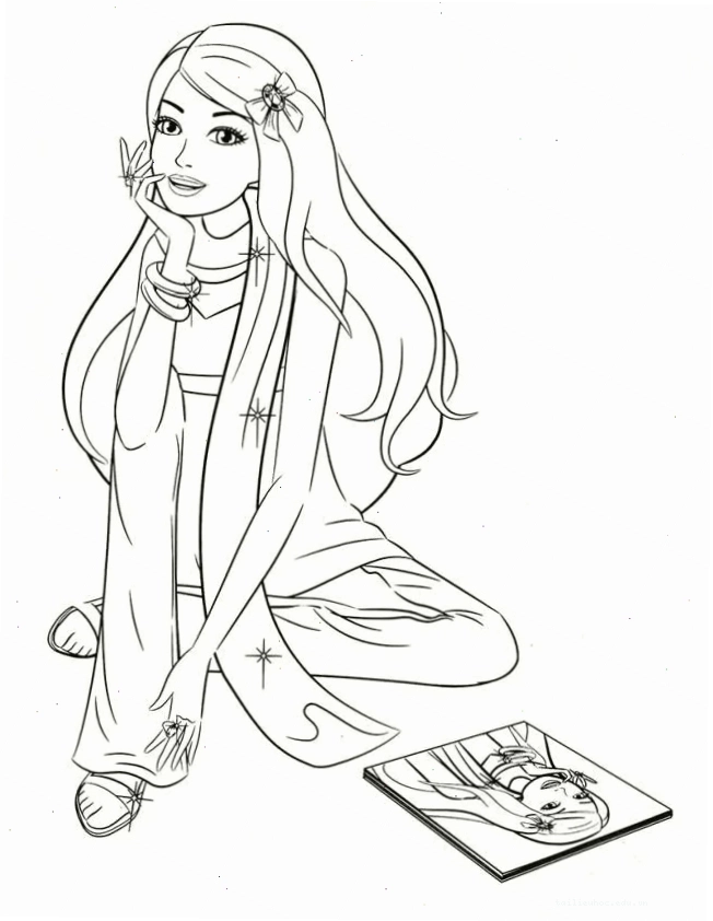 búp bê tô màu công chúa