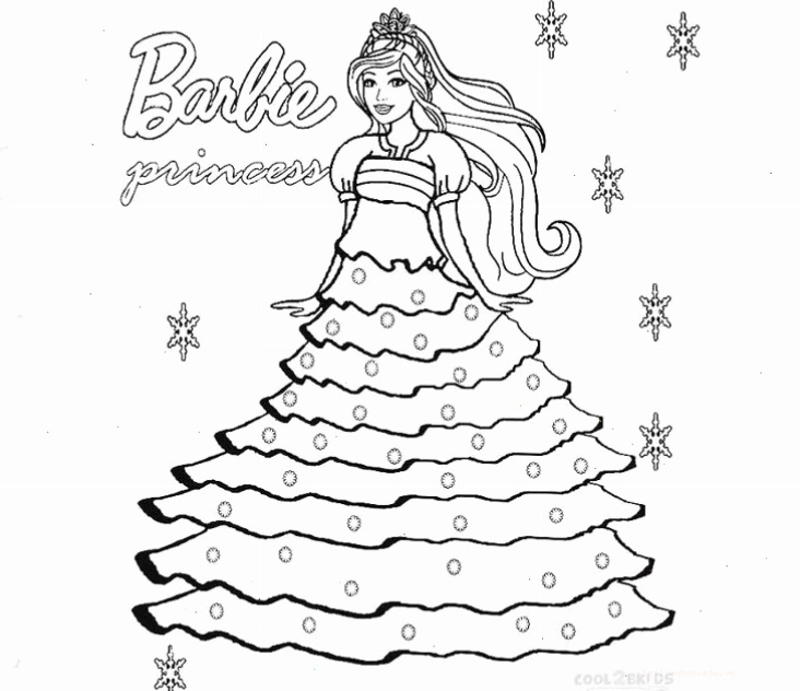 búp bê tô màu công chúa chibi xinh