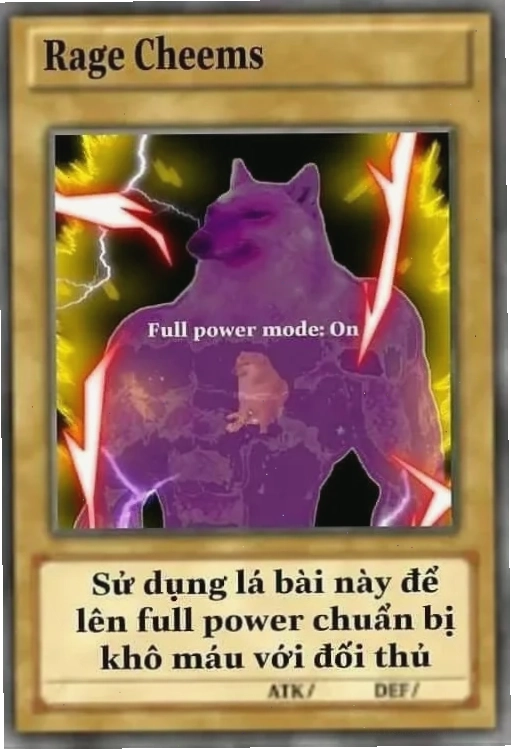 Sức mạnh từ các lá bài meme Các lá bài yugioh meme được sử dụng để troll bạn bè