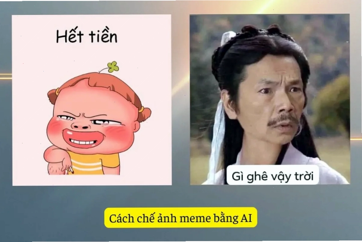 Chia sẻ meme Chia sẻ tác phẩm tạo ảnh meme lên mạng