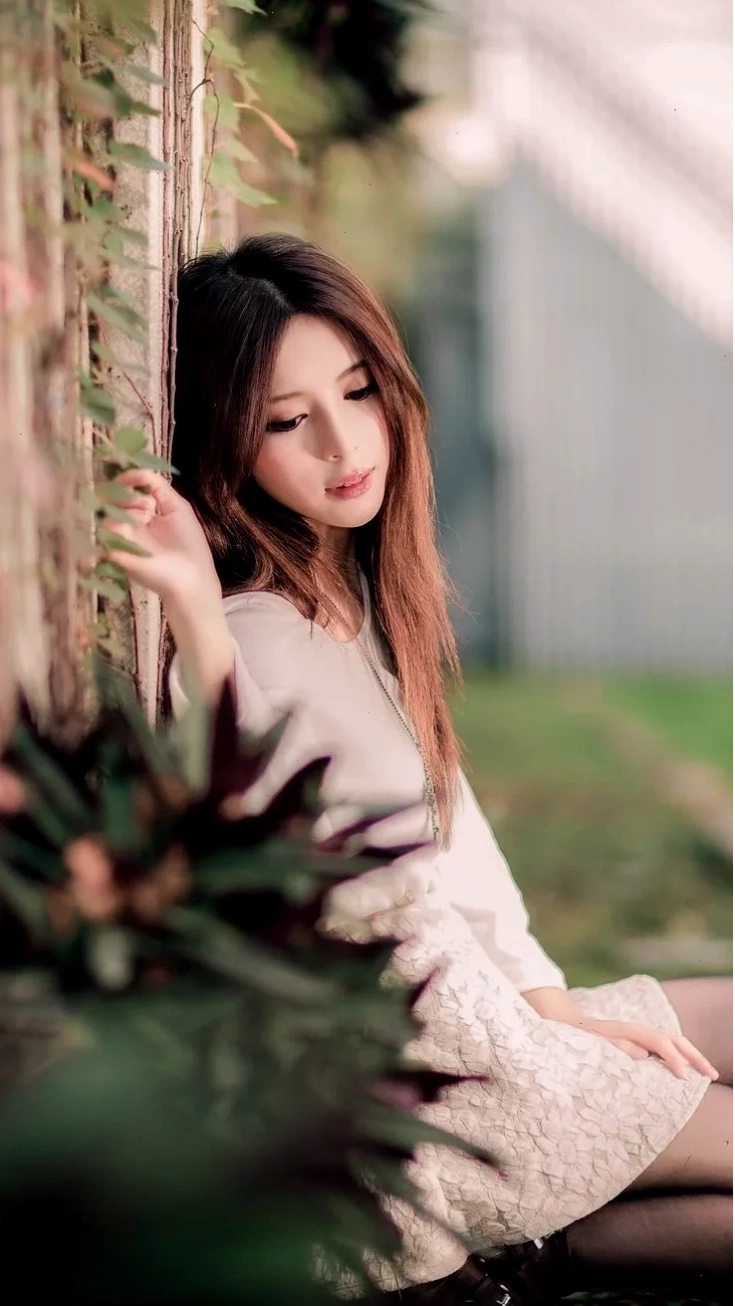 Cô gái anime hàn quốc làm hình nền girl xinh 4k cho iphone