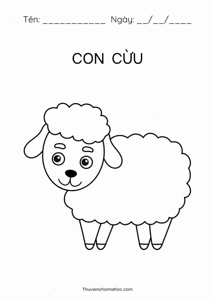 tranh cừu trên đồng cỏ con cừu to màu gì trên giấy