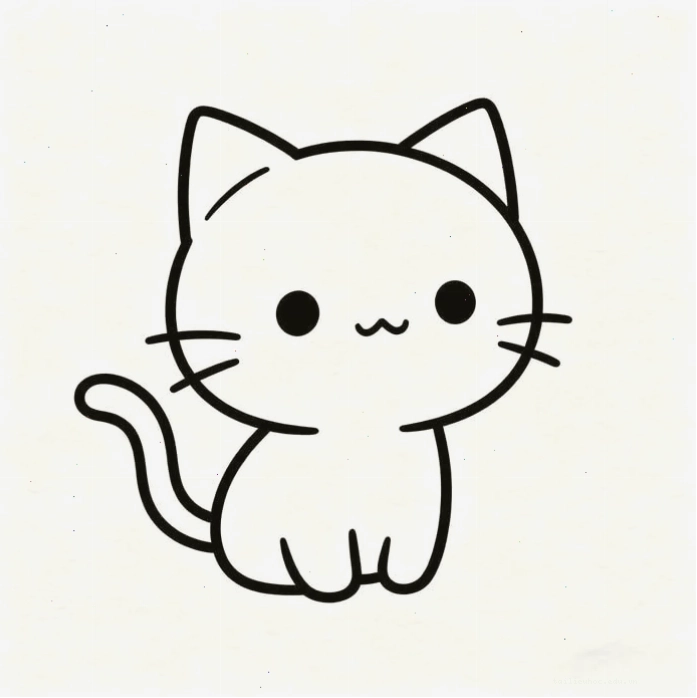 mèo nằm con mèo tô màu gì phối hợp