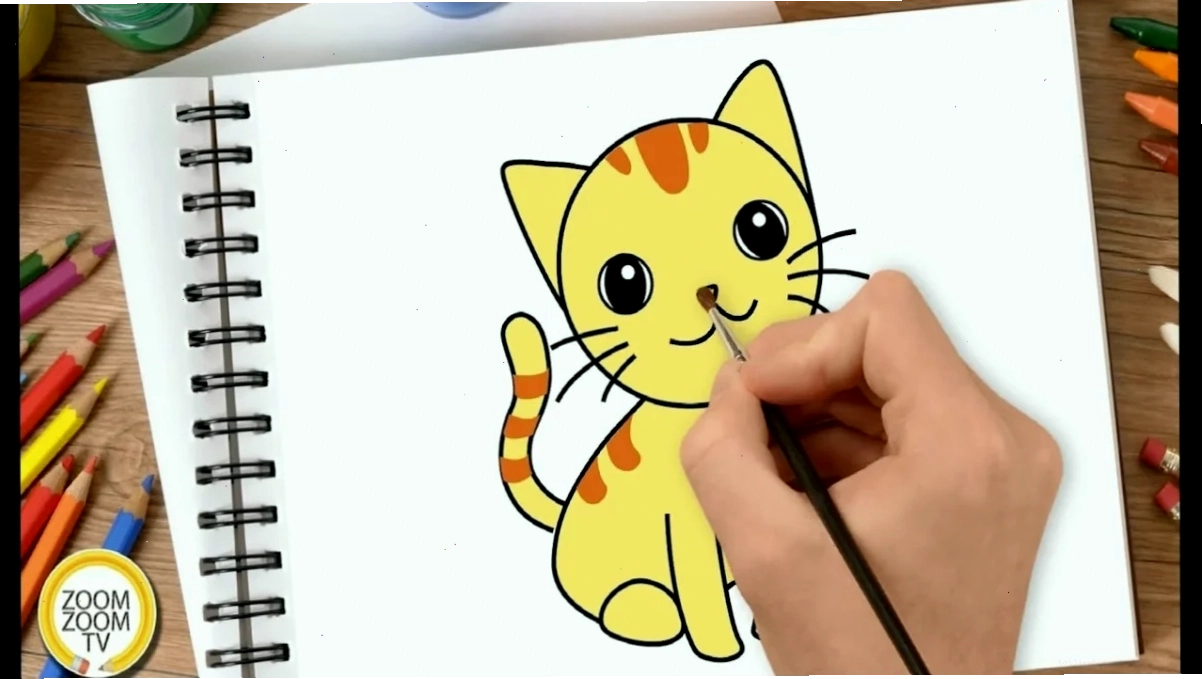 mèo Kitty con mèo tô màu gì với Kitty