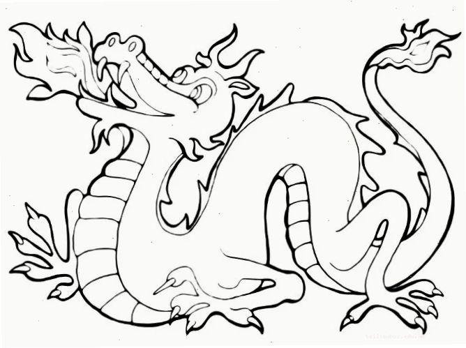 Rồng Á Đông con rồng tô màu gì với dáng uốn lượn