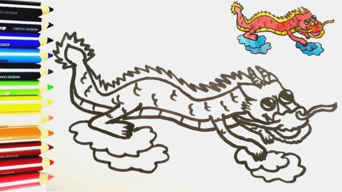 Rồng thở khói con rồng tô màu gì với hơi thở khói