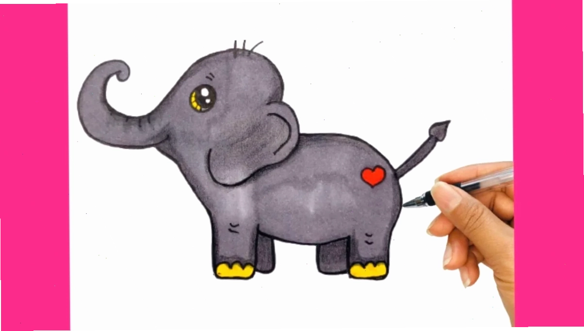 Chú voi nhỏ đáng yêu Con voi nhỏ đáng yêu