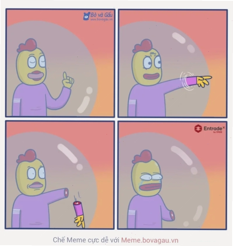Phong cách tối giản dark meme việt nam