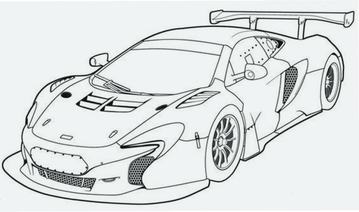 download hình cho bé tập tô màu ô tô robot