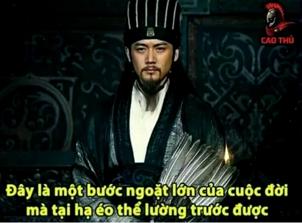 Chỉ tay mưu kế Gia Cát Lượng chỉ tay cho gia cát lượng meme