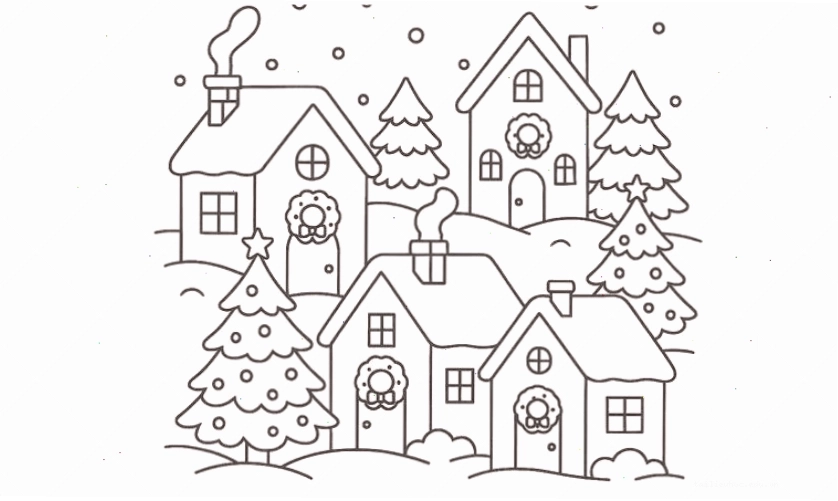 ông già noel bế bé giáng sinh tranh tô màu noel ông già noel bế bé
