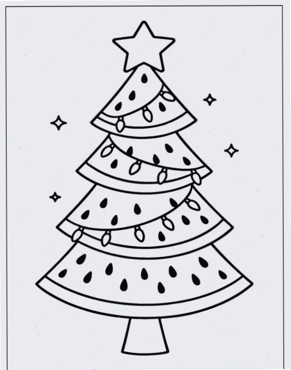 thiên thần nhỏ giáng sinh tranh tô màu noel thiên thần