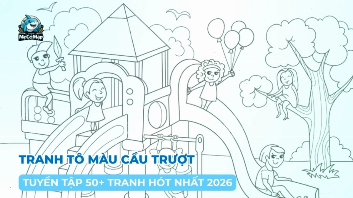 giáo án tô màu cầu trượt
