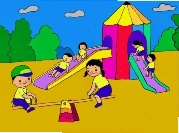giáo án tô màu cầu trượt