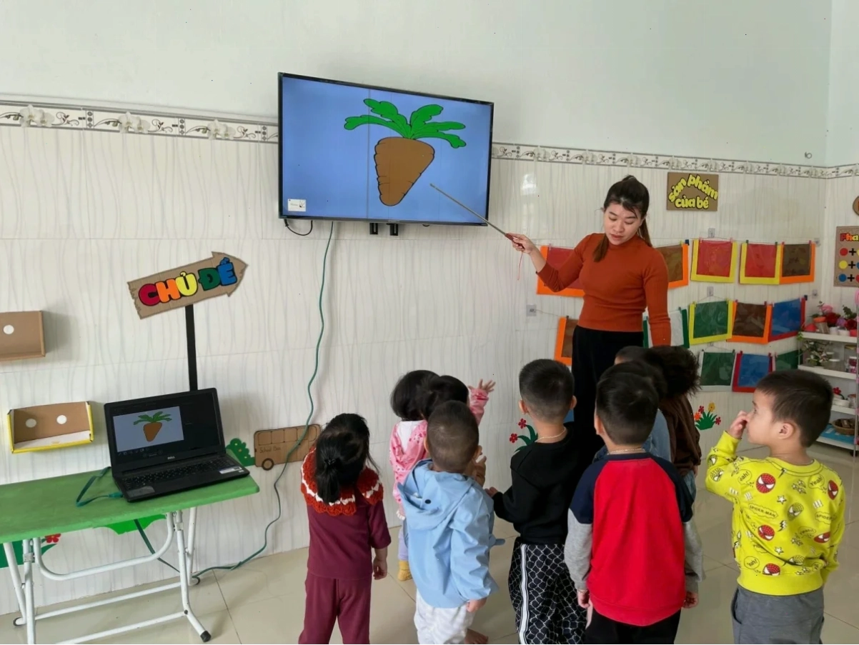 giáo án tô màu củ cà rốt tổng kết