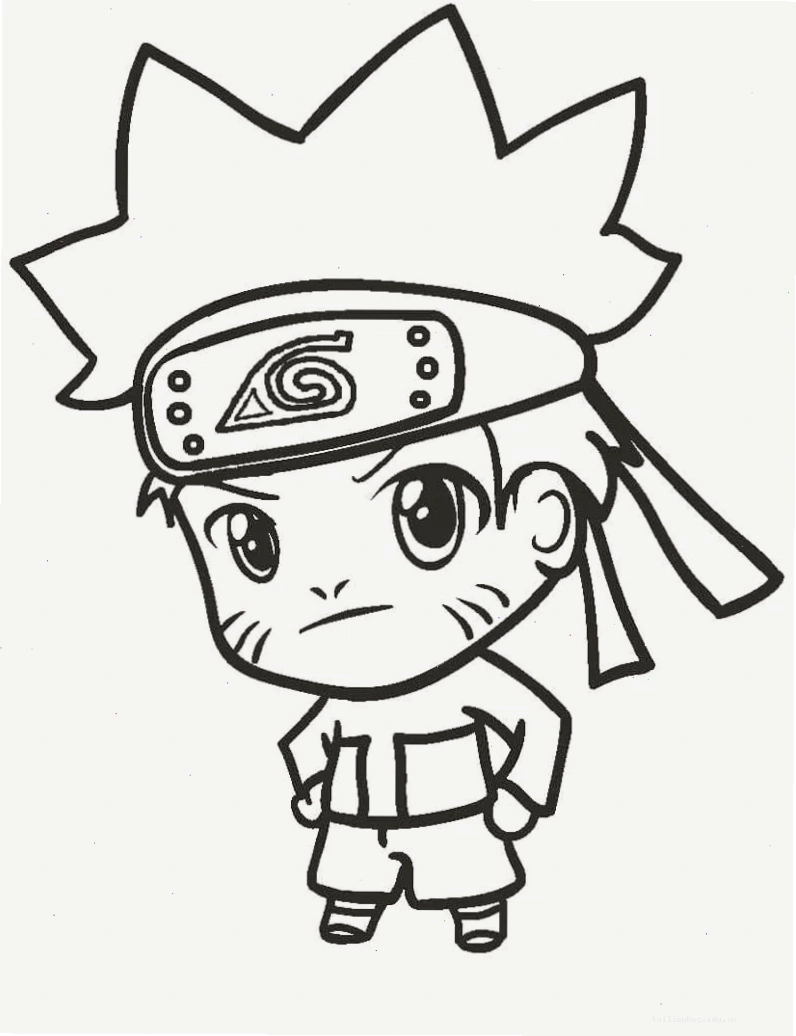 hình ảnh naruto tô màu cùng Madara
