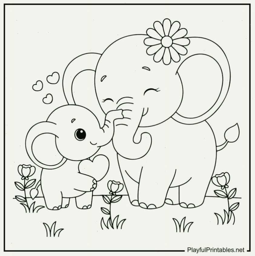 hình các con vật để bé tô màu khỉ chuyền cành