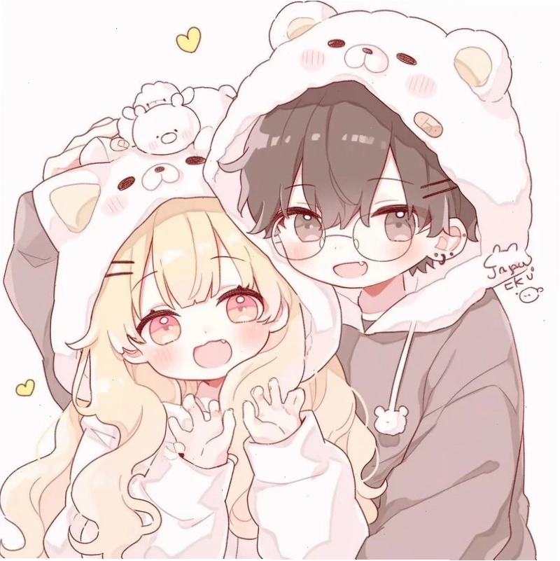hình cặp đôi cute chibi đơn giản hình cặp đôi cute chibi đơn giản tinh tế