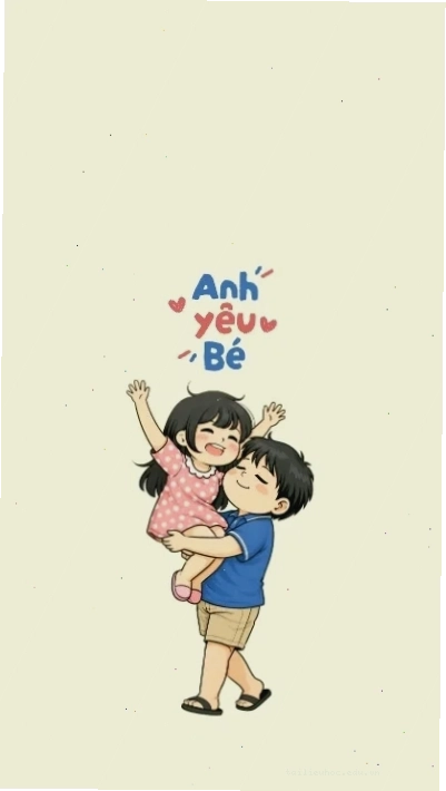 hình cặp đôi cute chibi rực rỡ hình cặp đôi cute chibi màu sắc rực rỡ
