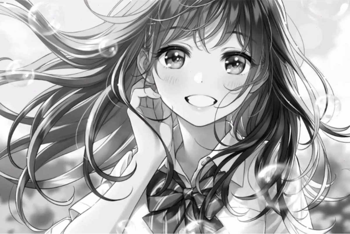 Hình nền anime trắng đen chiến đấu