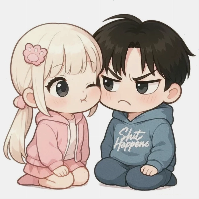 hình nền cặp chibi pastel hình nền cặp chibi pastel nhẹ nhàng