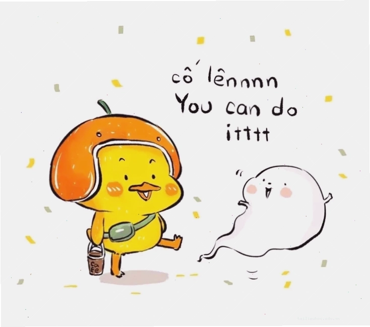 hình nền cố gắng lên tối giản