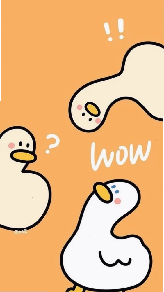 hình nền con vịt vàng tik tok đáng yêu
