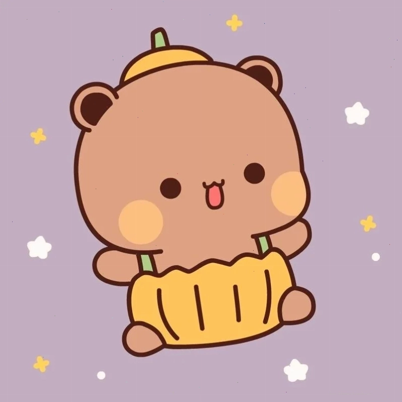 Hình nền đại diện zalo cute với nhân vật chibi tóc đen