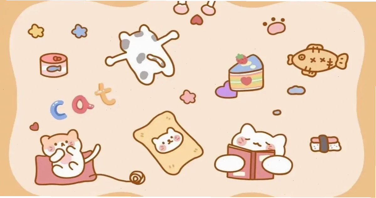Hình nền hoạt hình cute hình nền dễ thương cho ipad với họa tiết hoạt hình