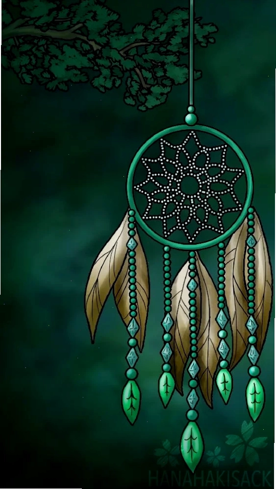 hình nền điện thoại dreamcatcher phối màu neon