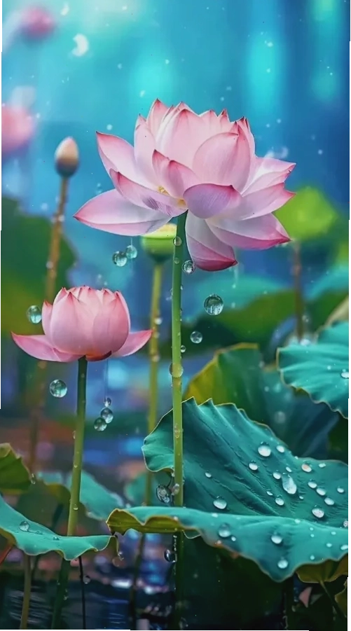 hình nền điện thoại hoa sen trắng đen