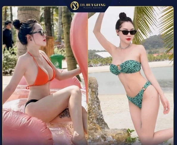 hình nền gái xinh mặc bikini xanh nhạt